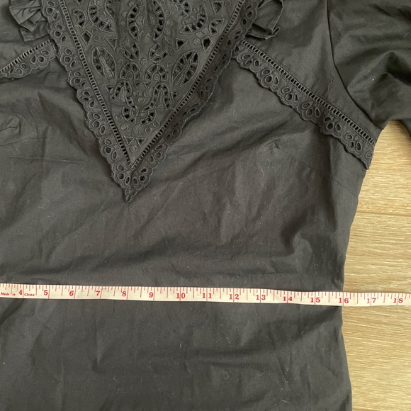 NWT ZARA Voluminous Sleeve Poplin Mini Dress Size M - Picture 10 of 15